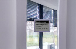 Batterie Funk Türschild